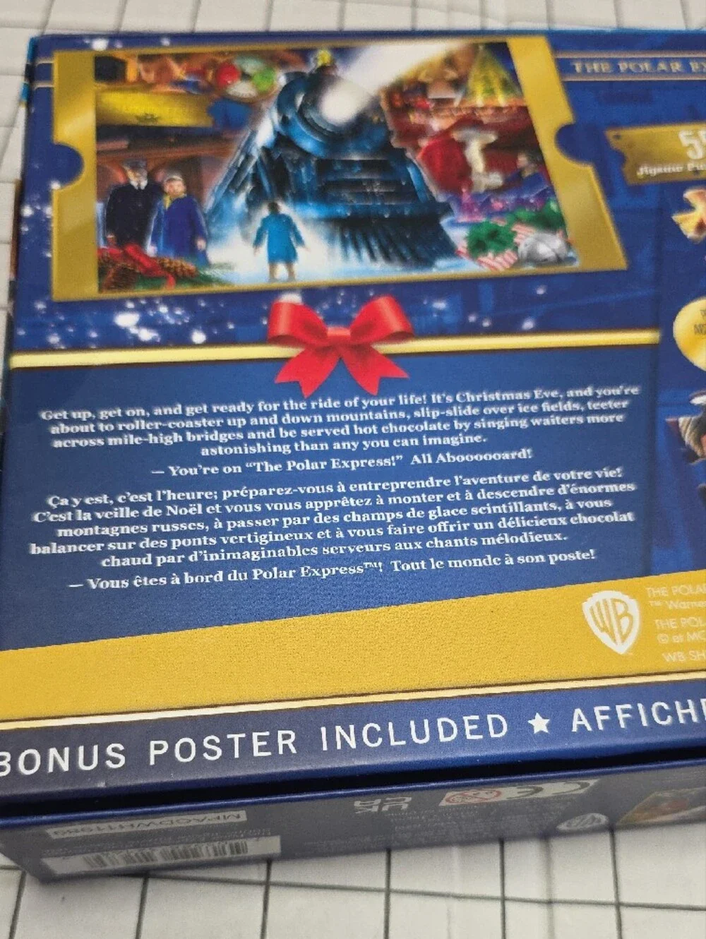 MasterPieces The Polar Express 550-Piece Jigsaw Puzzle - Blue Box, NIB 24
